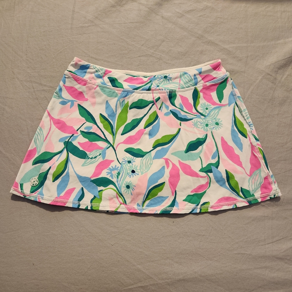 Lilly Pulitzer Girls Skort - Mini Aila  Skort UPF 50 Size Large EUC